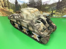 🔥1/18 M4 Sherman WINTER Tank DIECAST METAL 21st Century Toys Ultimate Soldier