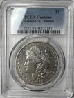 1903-P $1 MORGAN SILVER ONE DOLLAR Cleaned PCGA UNC details