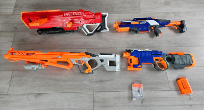 Nerf-Sammlung - 4 große Gewehre - Elite&MEGA