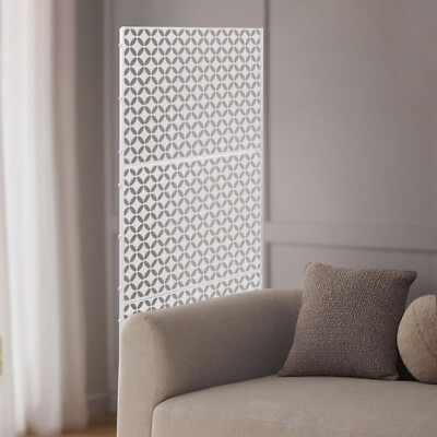 35.4*74.8 in Freestanding Privacy Screen In/outdoors Decorative Privacy Screen