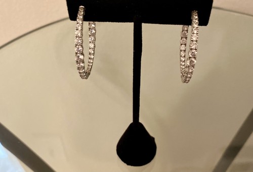 Beautiful BERRICLE Inside out sparkly hoops.