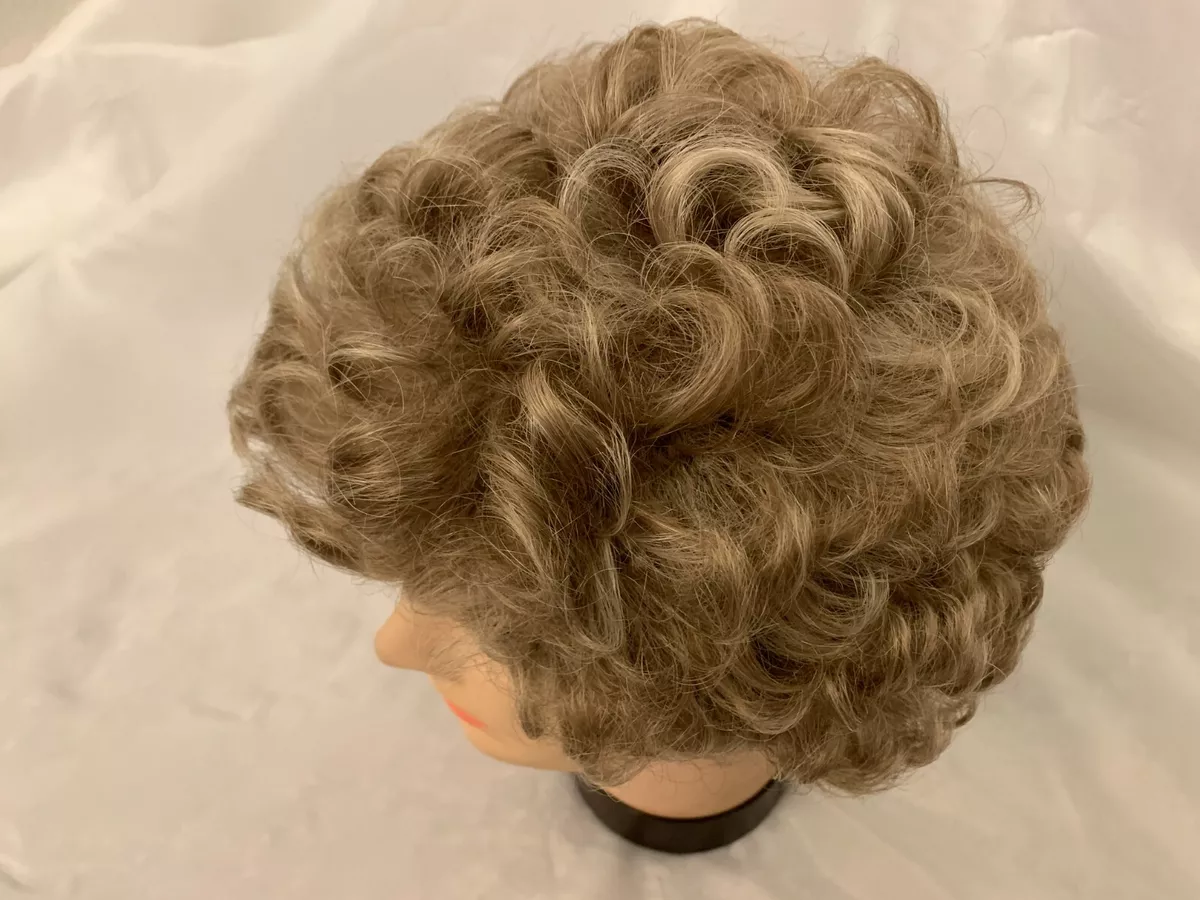 European Naturals Brown Curly Short Shake Out Style Wig Hair eBay