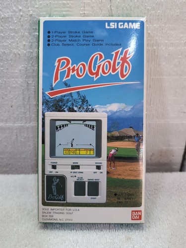 PARA REPUESTOS Bandai 1984 LSI Game Pro Golf Juego Electrónico Portátil Caja Completa - Imagen 14 de 20