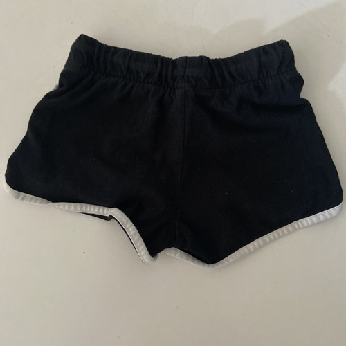2 Girls Old Navy Black White Stripe Grey Pink Drawstring Shorts M 8 Fun Comfy - Picture 3 of 5