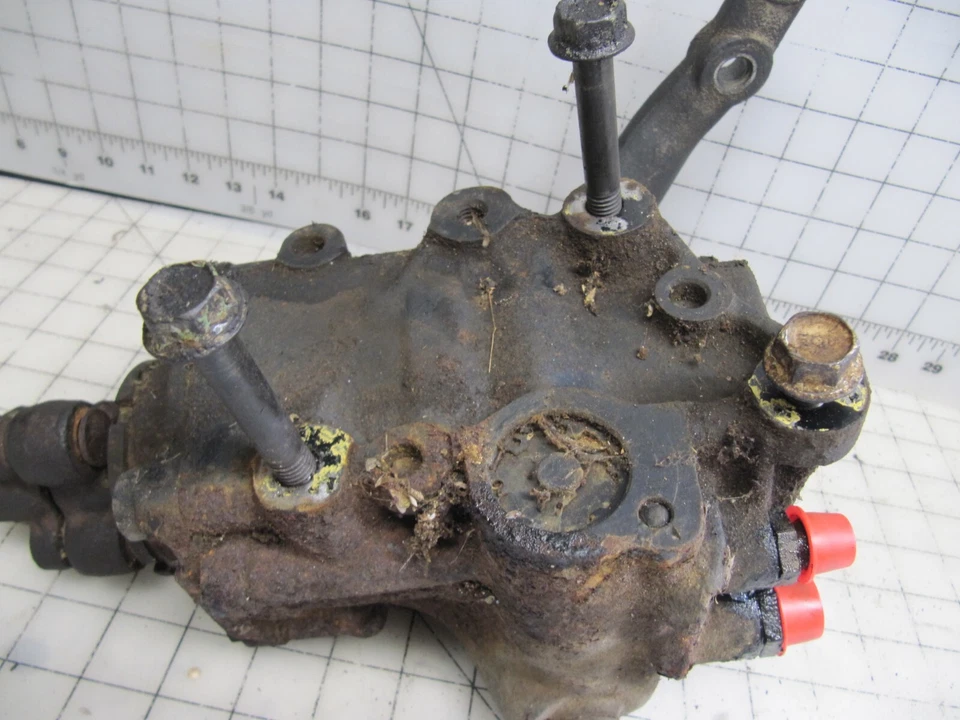 Caja de cambios de dirección Mercedes Benz 1976 W115 240D OM616 116461001 usada envío a EE. UU. Foto 4 de 4