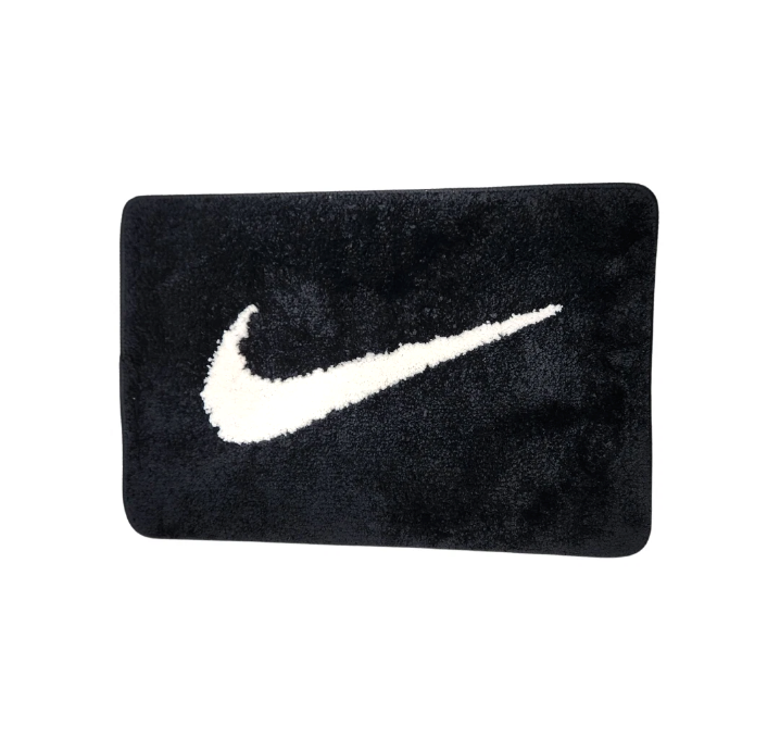 NIKE ナイキ ラグマット Swoosh Rug Black White 韓国 ☆韓国の人気☆【NIKE】☆Nike Swoosh Rug Black White☆ (Nike