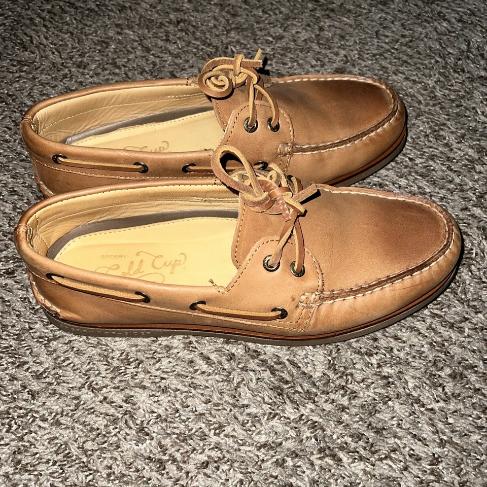 Authentic Sperry Top Sider Gold Cup Men’s Boat Shoe Size 8.5 -  Like Neww - Image 3 of 4