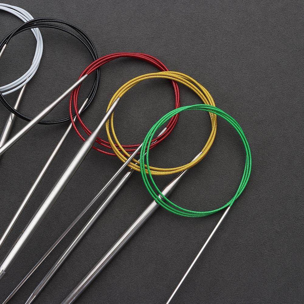 Stainless Steel Circular Needle Knitting Needles Crochet Hook Sewing