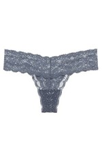CLEARANCE - Cosabella Never Say Never Cutie LR Thong in Petra Gray - O/S