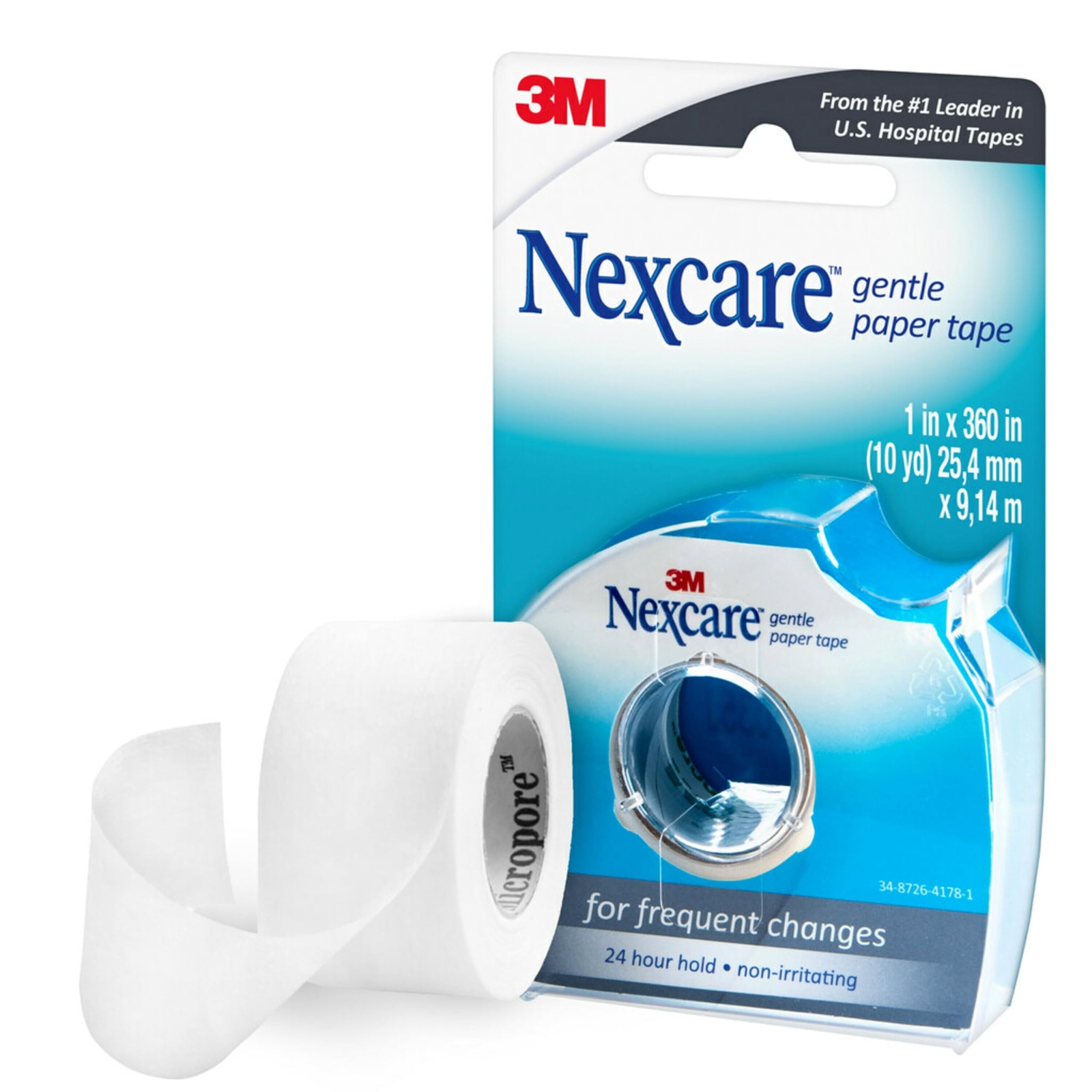 Nexcare Absolute Waterproof Tape Flexible Foam Medical Tape Secures Dressing a