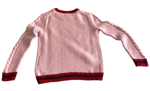 Brooks Brothers Girls Cable Knit Cotton Pullover Youth Size Small - Picture 2 of 6