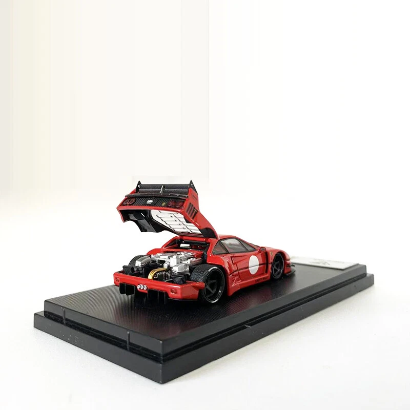 Star model フェラーリ　F40 LBWK リバティーウォーク　赤 Star 1:64 Model Car Ferrari F40 LBWK Wide Body Alloy Die
