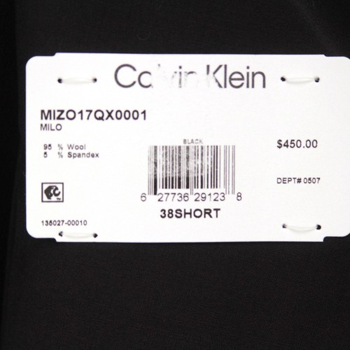 Calvin Klein Men's Blazer Jacket Size 38S Skinn-Fit Wool Blend Stretch E04542 - Picture 6 of 7