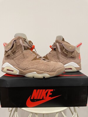 Jordan 6 Retro x Travis Scott Mid British Khaki size 9  