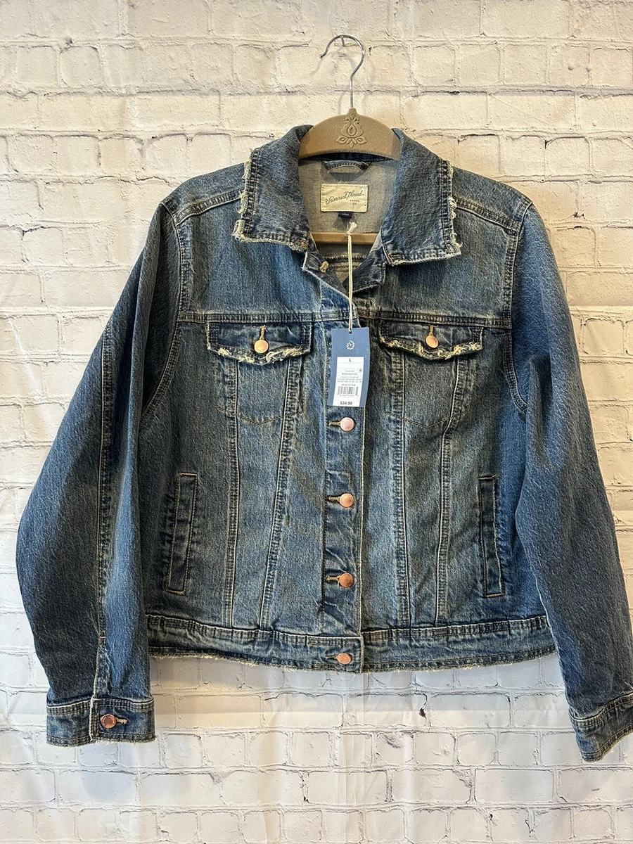 Custom Made Universal Thread POISON Jean Jacket NEW Large eBay