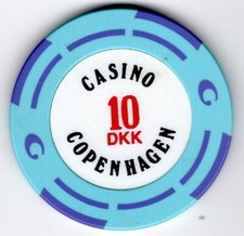 Casino Copenhagen 10DKK Gaming Chip, Copenhagen, Denmark