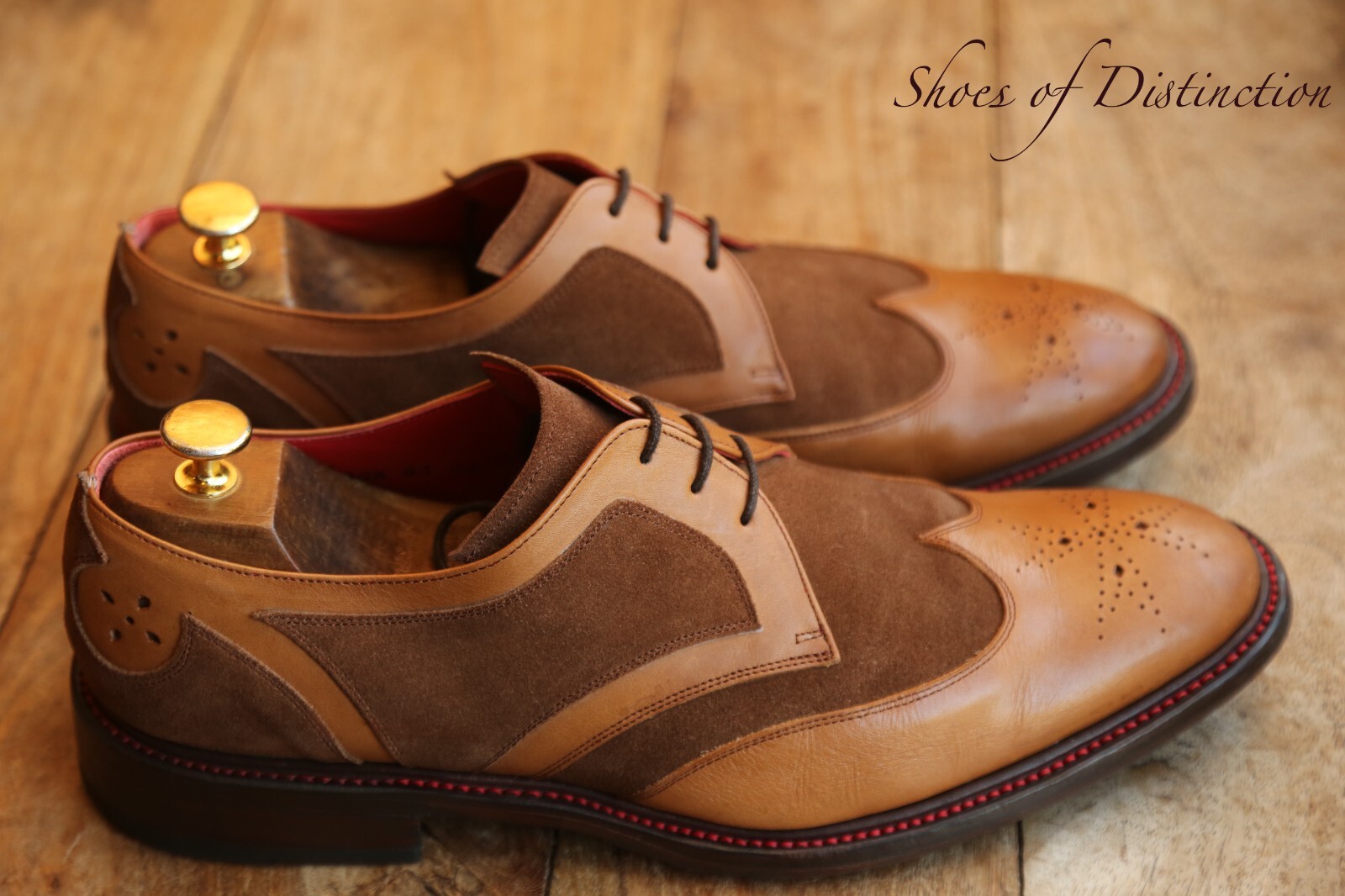 Jeffery West Tan Brown Suede Leather Derby Shoes UK 10.5 US 11.5 EU 44.5 image 5