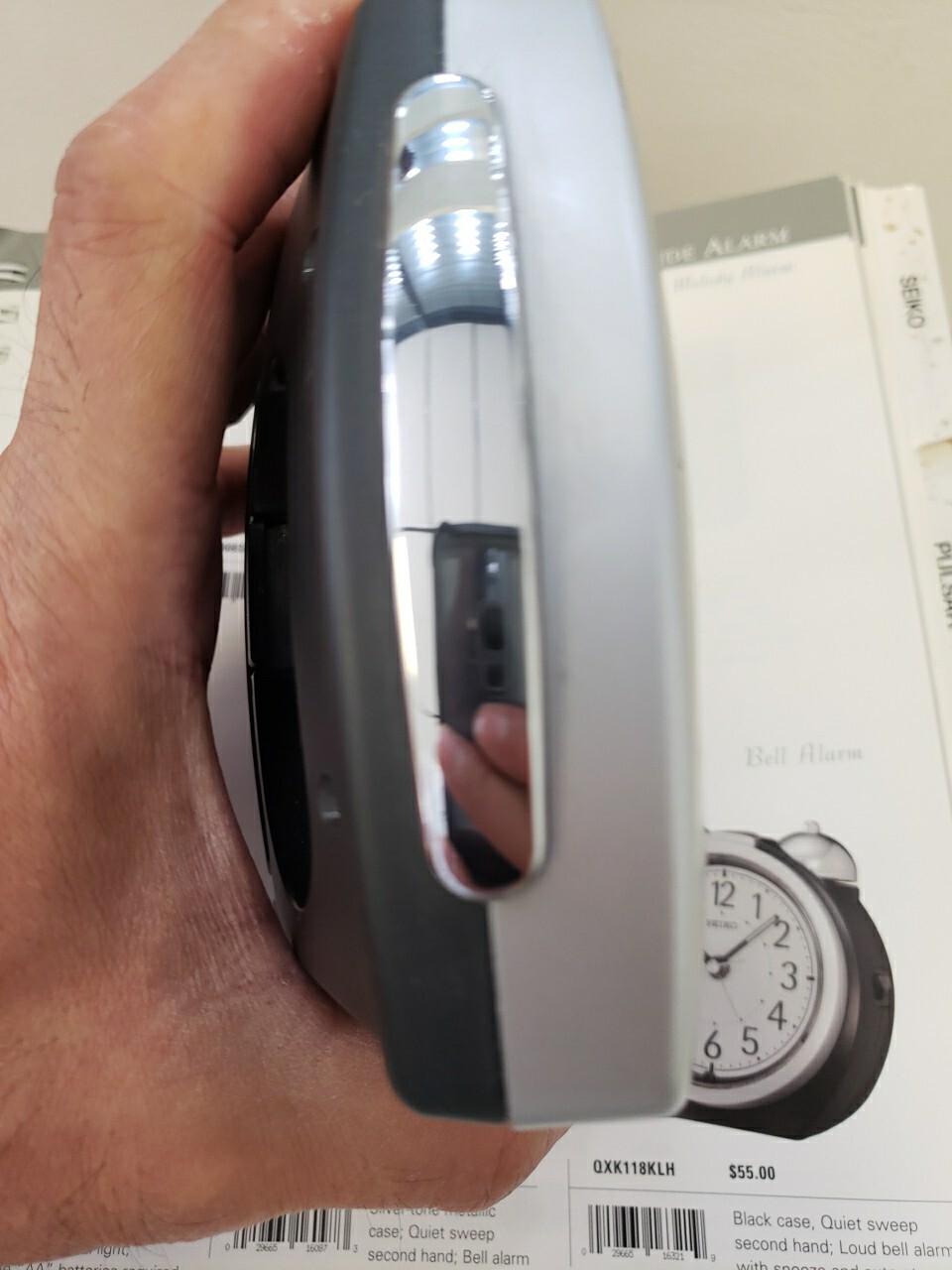 SEIKO MELODY ALARM CLOCK SNOOZE QHP008SLH 🎁 NO BOX!!!!
