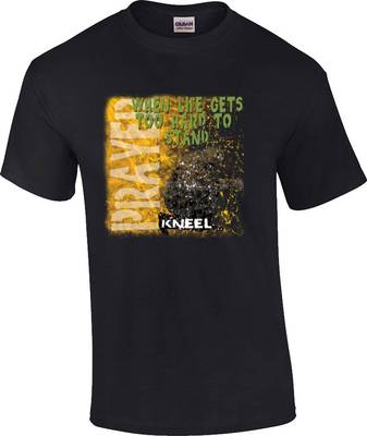 When Life Gets Too Hard To Stand Kneel Prayer Christian Religious T-Shirt
