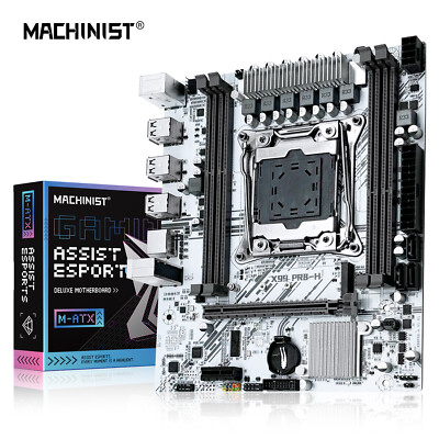 MACHINIST X99 PR8 Motherboard LGA 2011-3 White Mobo DDR3 NVME/SATA M.2 SATA 2.0