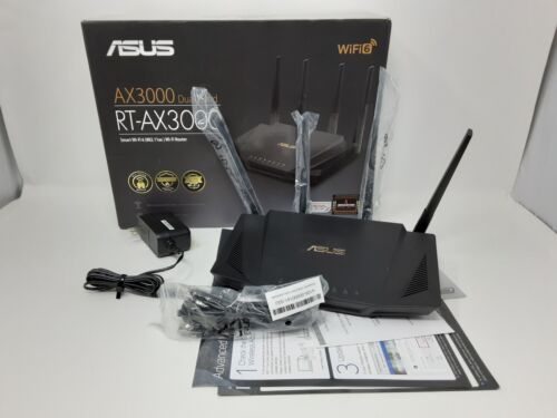 ASUS WiFi 6 Router (RT-AX3000) - Dual Band Gigabit Wireless 