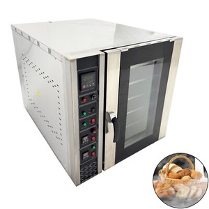 220V 3PH Electric Steam Convection Oven 5 Trays Hot Air Circulation Baking Oven