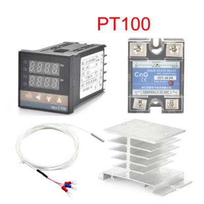 Digital Temperature Controller Thermostat Relay Aluminum Radiator Heat Sink 1m