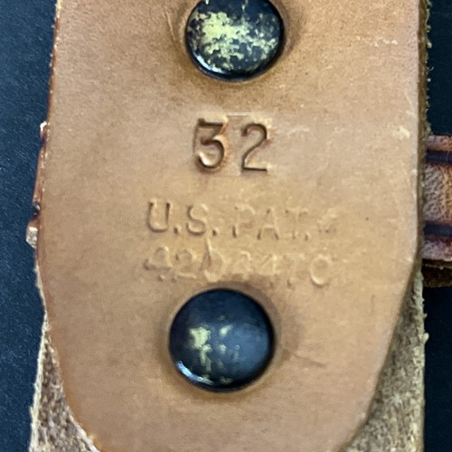 Sattel Leder Gürtel verziert Größe 32 Drowsy Water Ranch handgefertigt Rockmount Ra - Bild 4 von 19