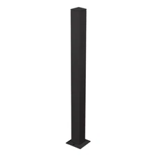 Superior Aluminum Series 9000 Railing Post - 36in. High - Black