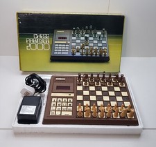 ORDENADOR DE AJEDREZ ELECTRÓNICO SCISYS CHESS PARTNER 2000 VINTAGE 1980 RETRO PARA PIEZAS