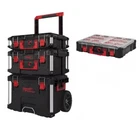 Milwaukee schwarz PACKOUT Trolley 3-teiliges Set mit Organizer Koffer