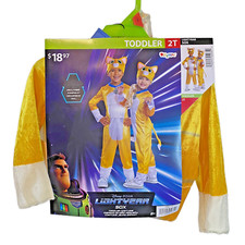 Disney Pixar Lightyear SOX 3 Pc Dress Up Costume Jumpsuit, Headpiece, Tail Sz 2T