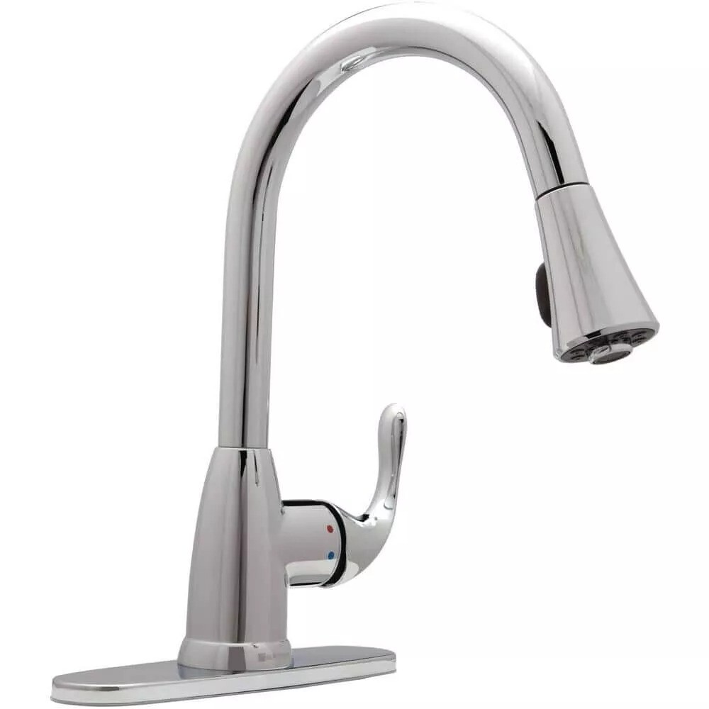 Glacier Bay Market Single-Handle Pull-Down Sprayer Kitchen Faucet in Chrome