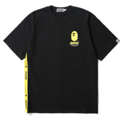 NEW Bape In Transit Ape Head Oversized tee Black Mens XL Street Wear