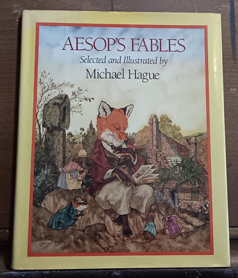 Aesop's Fables, illustrated by Michael Hague, Hardcover Children's Book, 1985