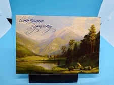 Leanin Tree Vtg ( Morning In the Rocky)  Thinking of You Card