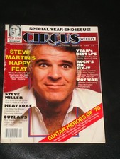 CIRCUS magazine 1979, Steve Martin, Meat Loaf, Johnny Ramone, Steve Miller RARE