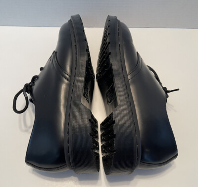 Dr.Martens 14345 MONO UK6（25cm） Dr. Martens Womens 14345 Mono Black Leather Lace Up Oxfords