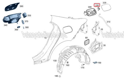 Motor actuador de liberación de aleta de combustible A0008204409 para Mercedes-Benz W177 W247 C118 - Imagen 6 de 16