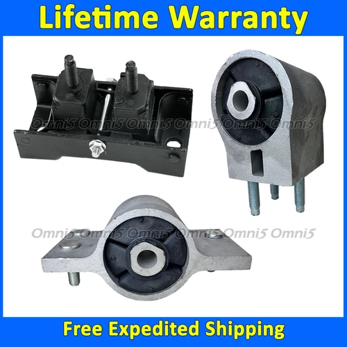 K3836 Motor & Trans Mount Set 3pc For 2017-2019 Ford F-450/F-550 Super Duty 6.8L