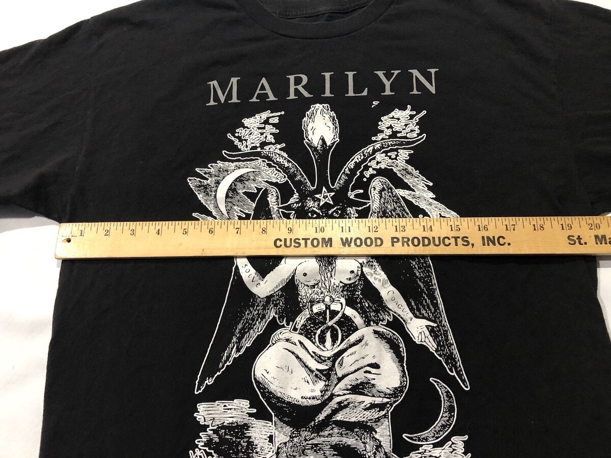 Marilyn Manson T Shirt Large Winterland Bigger Than Satan Marilyn Manson T Shirt Large Winterland Bigger Than Satan