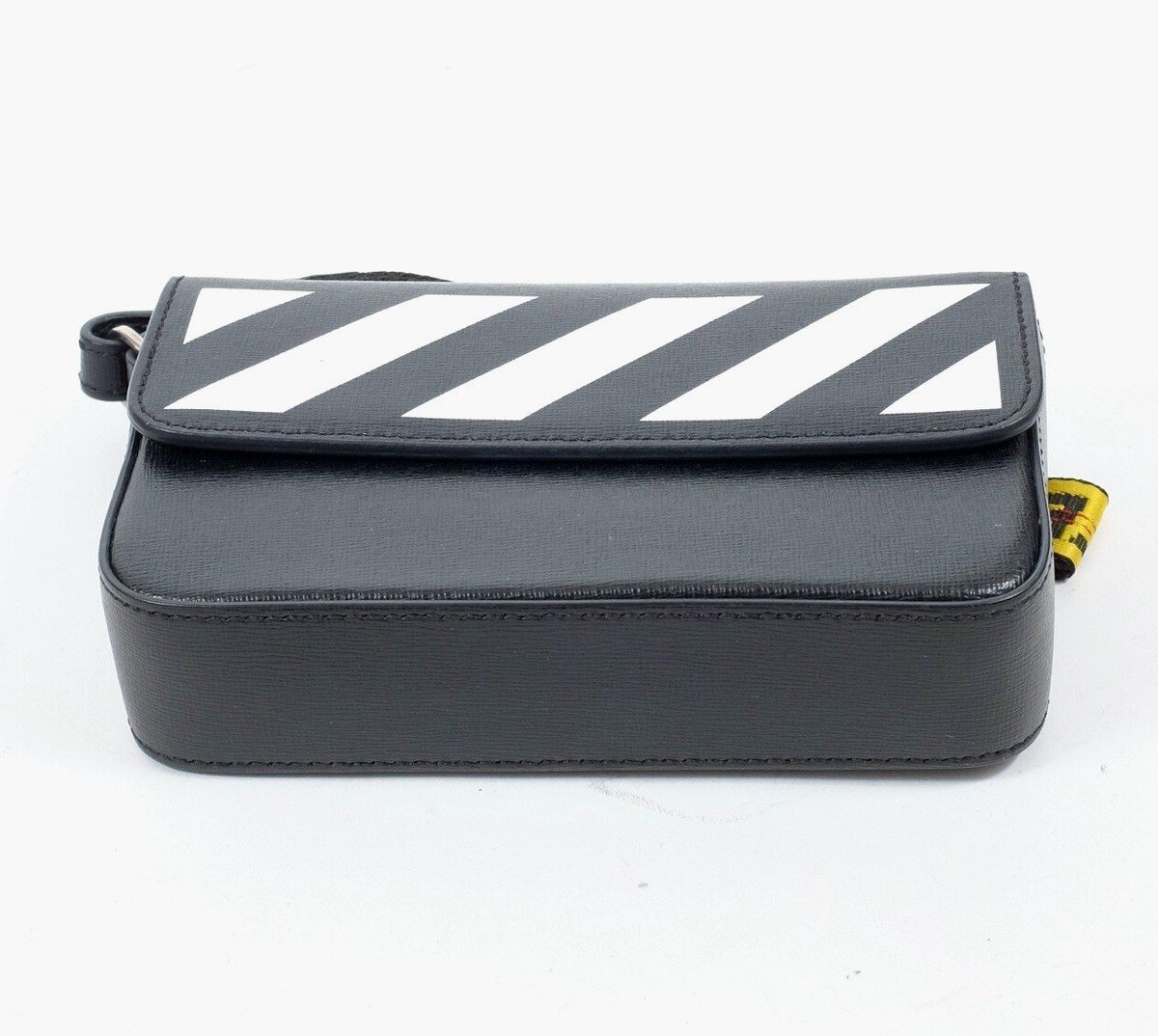 New Off-White c/o Virgil Abloh bag leather clutch black New Off-White c/o Virgil Abloh bag leather clutch black