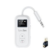 SafeFly Pro Bluetooth 5.3 Transmitter Receiver Bluetooth Audio Adapter w/Sc...