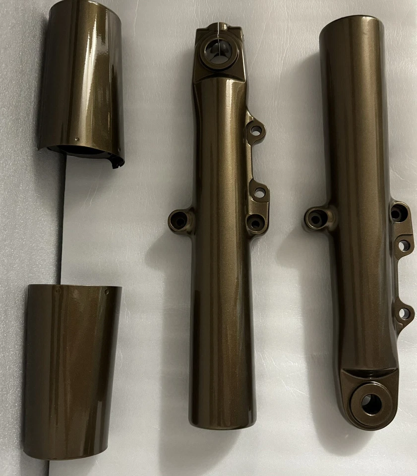 HARLEY 2014-23 BRILHO bronze garfo pernas touring street glide OEM controles deslizantes TROCA - Imagem 3 de 4