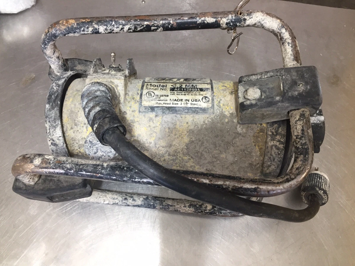 Oztec Concrete Vibrator Electric Motor W/Quick Disconnect, 52 OFF