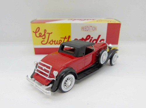35312 SOLIDO / HACHETTE / DUESENBERG J SPYDER 1935 ROUGE / NOIR 1/43 - Picture 2 of 3
