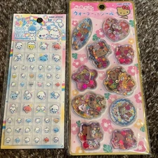 Awawa-chan Tile Seal Hello Kitty Sunburn Water Seal Bonbon