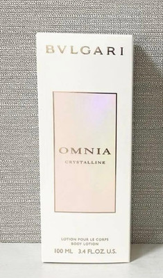Bvlgari Omnia Crystalline Body Milk 100 mL made in ITALY with Box