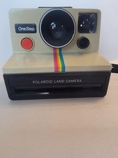 Vintage Polaroid SX-70 OneStep White Rainbow Stripe Land Camera UNTESTED