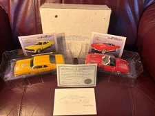 VTG Silver Age Of Chevy 63 Corvette Stingray 69 Chevy Nova 1:32 In Box